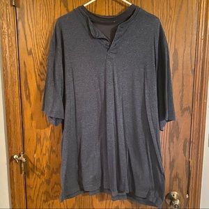 Men’s Marc Edwards 2 button navy t-shirt